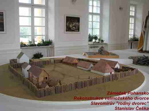 Zámeček Pohansko - Rekonstrukce Slavomírova rodného dvorce